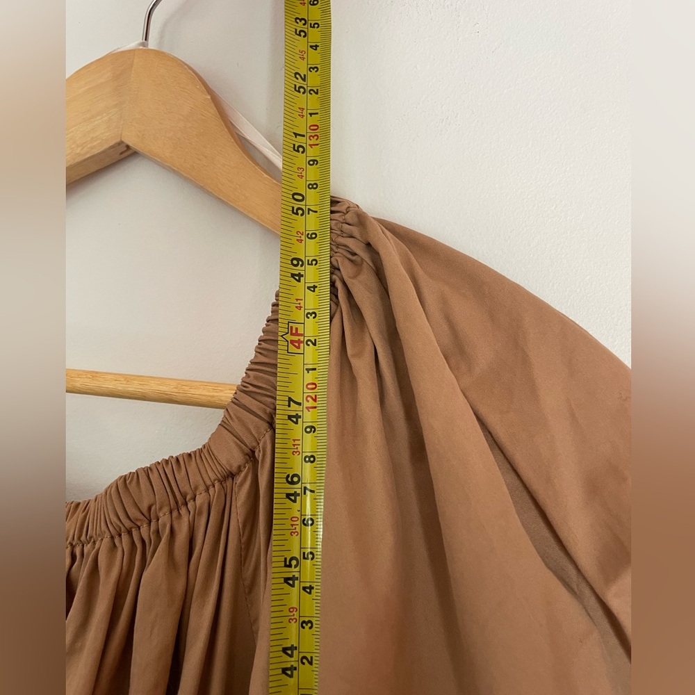 Label of Love Tan tierred puff sleeve dress - Picture 9 of 11